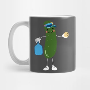 Pickleball Pickle Character Mug